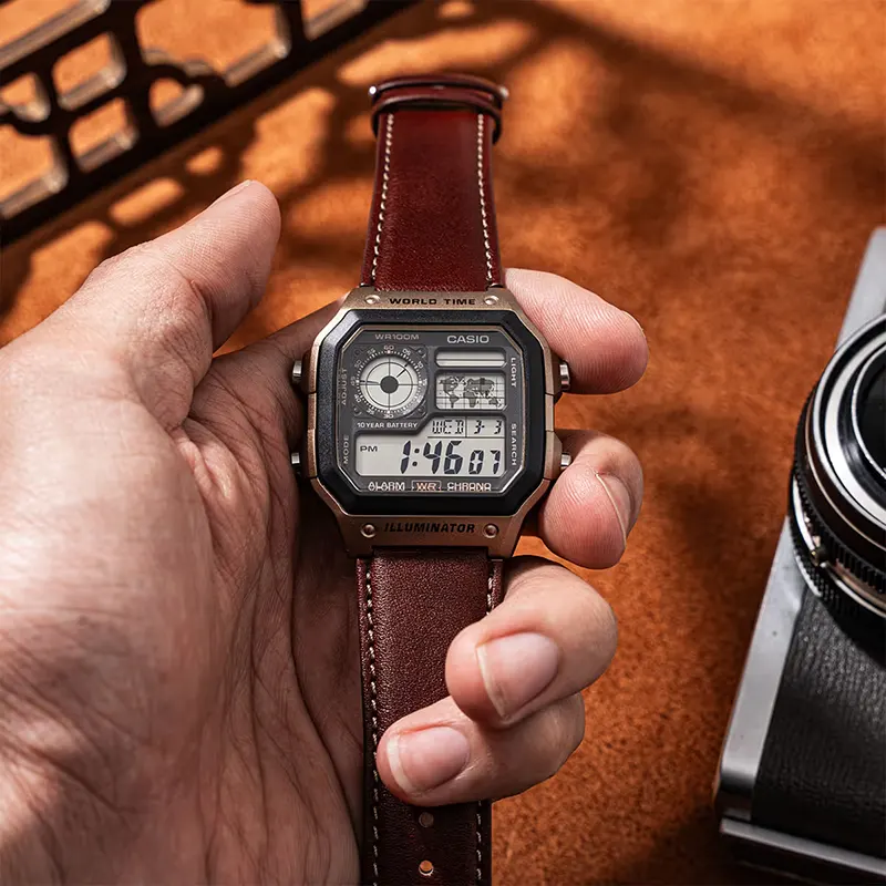 Casio Youth World Timer Digital Men's Watch- AE-1200WHL-5AV